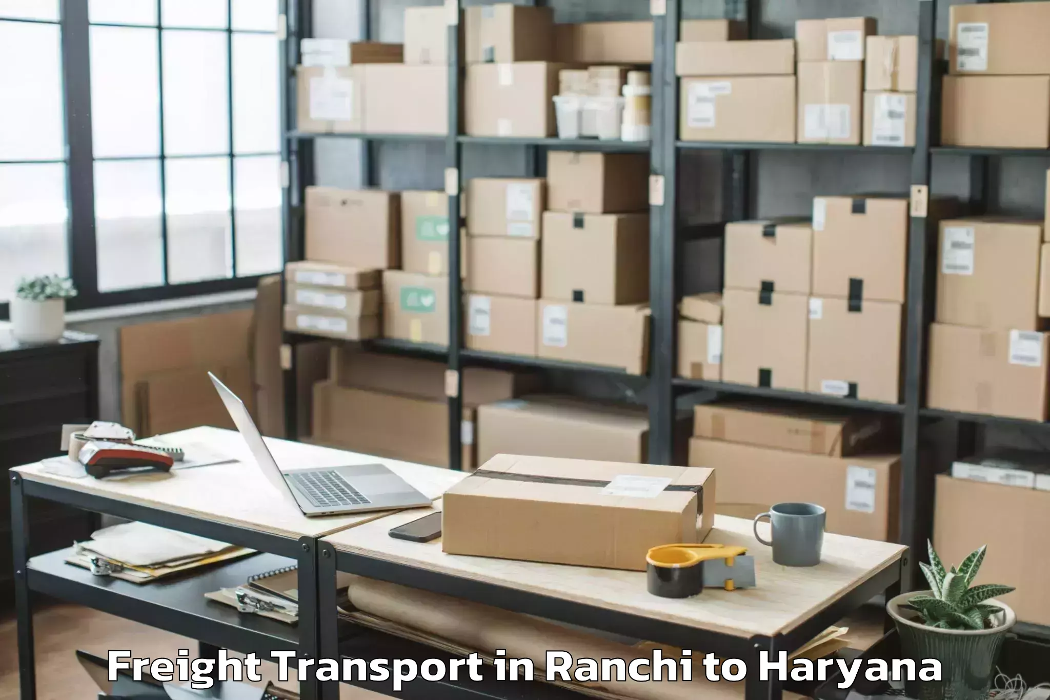 Book Ranchi to Hathin Freight Transport